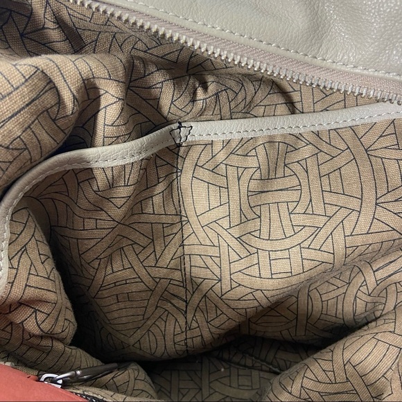 Leibeskind Berlin Taupe Soft Leather Hobo Crossbody - Picture 6 of 10